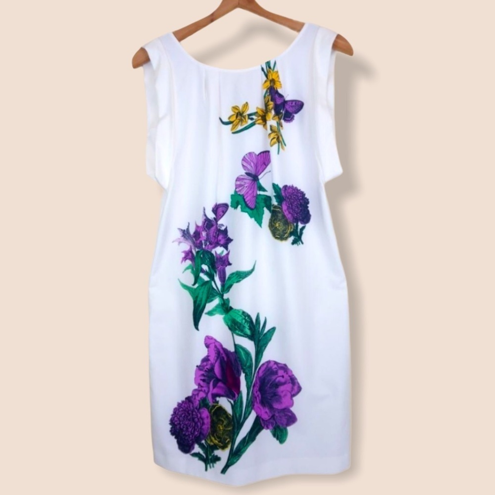 Beautiful Butterfly & flower  dress
